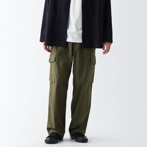 Muji Easy Cargo Pants Olive